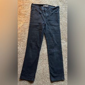 27 | Black 314 Shaping Straight Levi Jeans